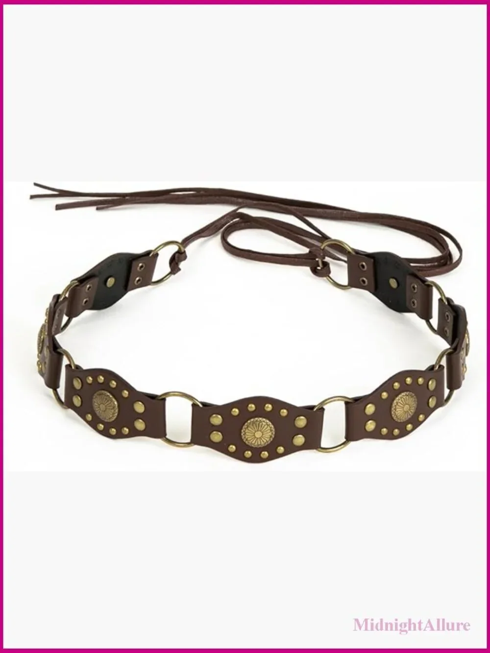 Bohemian Style Rope Braid Waist Belt, Adjustable 27.5-35.4 inch